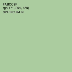 #ABCC9F - Spring Rain Color Image